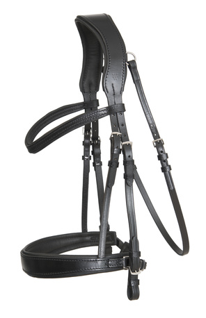 WAHLSTEN PREMIUM ANATOMIC BRIDLE, BLACK, SS